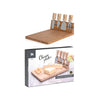 EXCELLENT HOUSEWARE 784200650 CHEESE BOARD BAMBOO W 4 KNIVES - Home-Fix Cambodia