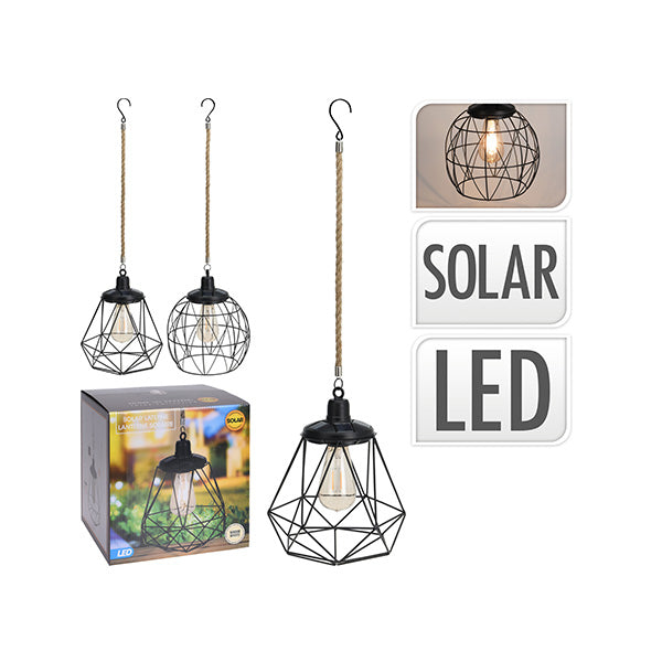 PROGARDEN 795720330 SOLAR METAL LANTERN 2ASS - Home-Fix Cambodia