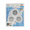 FX LIGHT CR1000180 PUSH LIGHT LED SET OF 3 - Home-Fix Cambodia