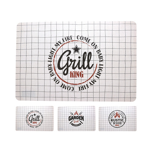 KOOPMAN CY2702620 PLACEMAT PP (435X285MM) 3ASS BBQ - Home-Fix Cambodia