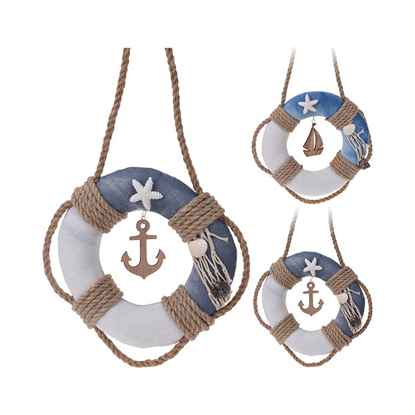 H & S COLLECTION DH9109010 HANG DECO BOUY 18CM 2ASS CLR - Home-Fix Cambodia