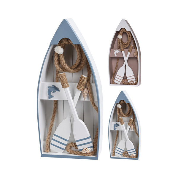 H & S COLLECTION DH9250260 ROWING BOAT 40CM 2ASS CLR - Home-Fix Cambodia