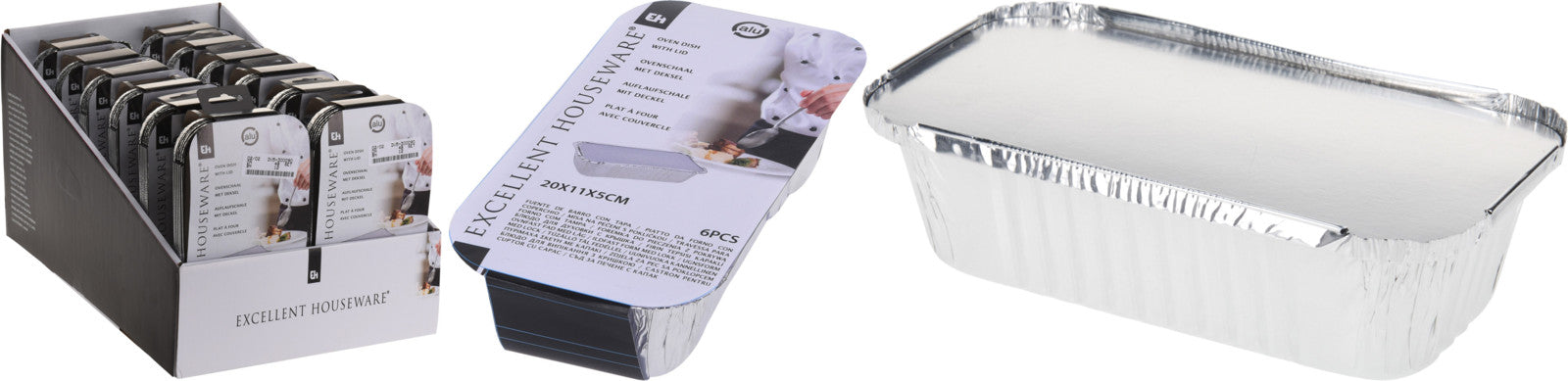 KOOPMAN DV5300090 TRAY WITH LID 6PCS - Home-Fix Cambodia