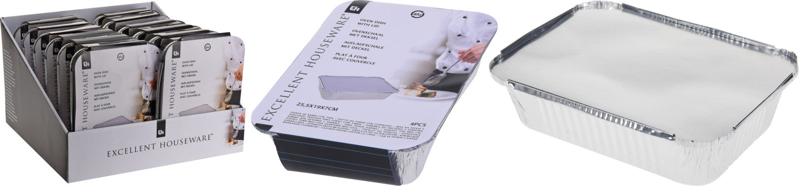 KOOPMAN DV5300100 TRAY WITH LID 4PCS - Home-Fix Cambodia