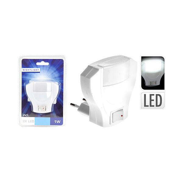 KOOPMAN G11800300 NIGHT LIGHT W/PLUG LED - Home-Fix Cambodia