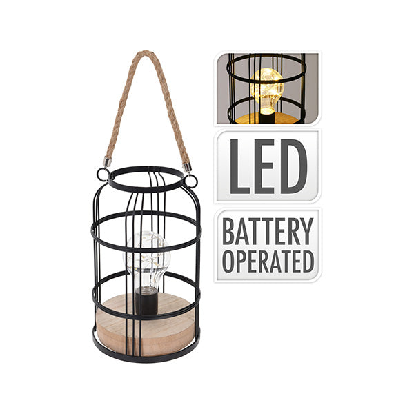 H & S COLLECTION HZ2002190 LAMP METAL ON MDF - Home-Fix Cambodia