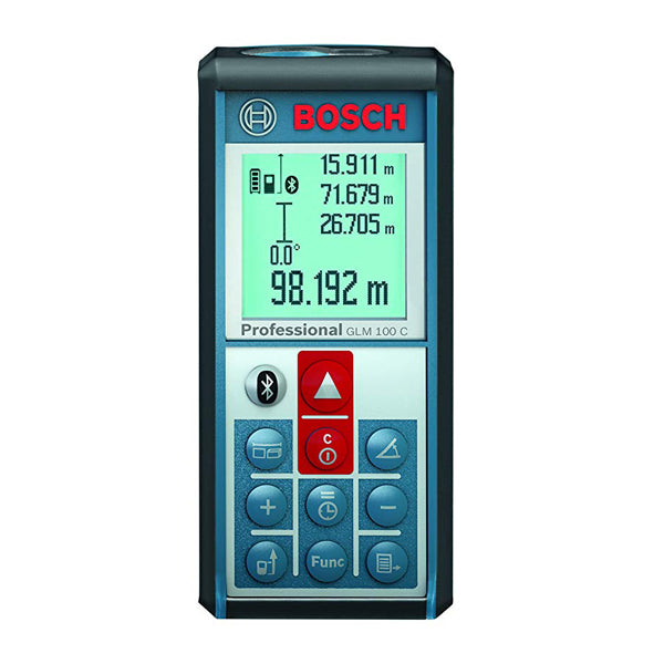 BOSCH GLM 100 C DISTANCE MEASURING UNIT 100M<br>BOSCH GLM 100 ម៉ាស៊ីនឡាសែវ៉ាសចំងាយ 100 ម៉ែត្រ - Home-Fix Cambodia