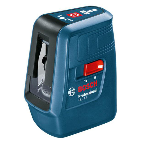 BOSCH GLL 3X LINE LASER 15M<br>BOSCH GLL 3X ម៉ាស៊ីនឡាសែបន្ទាត់ មានខ្សែបន្ទាត់ 3 15 ចំងាយ 15 ម៉ែត្រ - Home-Fix Cambodia