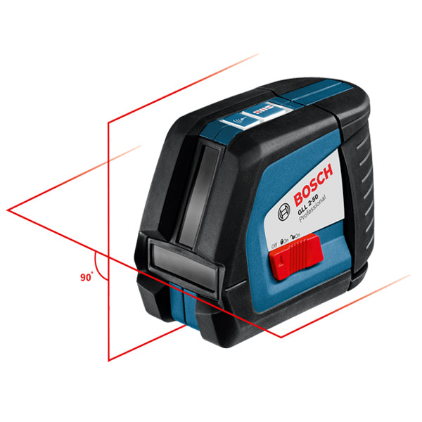 BOSCH GLL 2-50 + BS 150 LINE LASER 50M<br>BOSCH GLL 2-50 + BS 150 ម៉ាស៊ីនឡាសែបន្ទាត់ ចំងាយ 50  ម៉ែត្រ - Home-Fix Cambodia