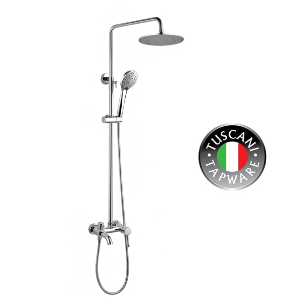 TUSCANI TD109 SHOWER COLUMN MIXER 1.5 DOUBLE LOCK HOSE <br> ឈុតផ្កាឈូកងូតទឹក - Home-Fix Cambodia