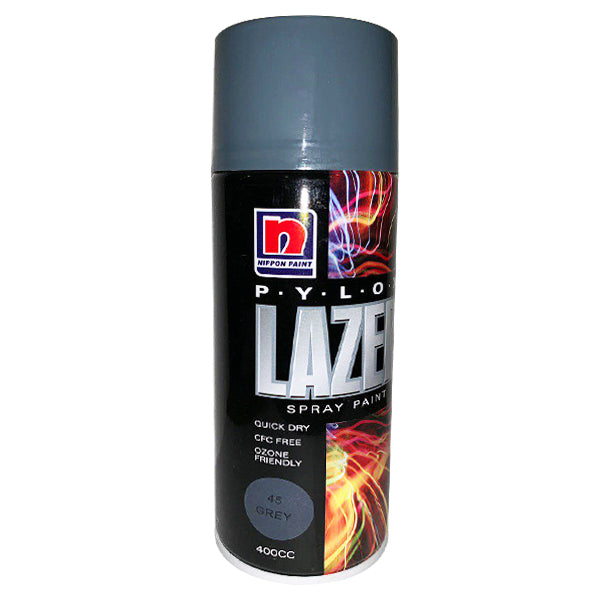 LAZER400CC 45 GREY <br> ថ្នាំបាញ់ពណ៏ប្រផេះ