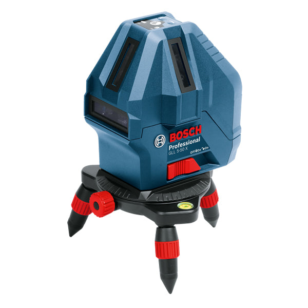 BOSCH GLL 5-50X LASER LEVEL 5LINES 50M<br>BOSCH GLL 5-50X ម៉ាស៊ីនឡាសែ មានខ្សែបន្ទាត់ 5 ចំងាយ 50 ម៉ែត្រ