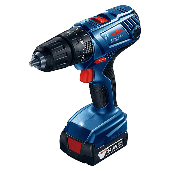 BOSCH GSB 140Li BATT. IMPACT DRILL<br>BOSCH GSB 140Li ម៉ូទ័រស្វានប្រើថ្មសាក 14.4 វ៉ុល 15 អំពែ - Home-Fix Cambodia