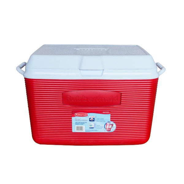 Red best sale rubbermaid cooler