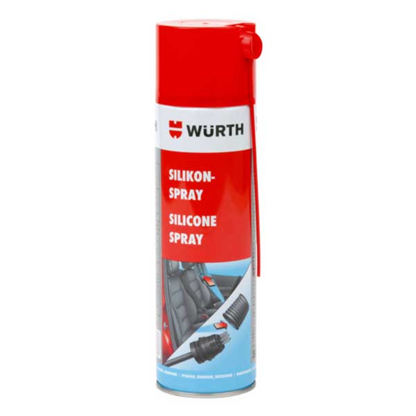 WURTH 0893221 SILICONE SPRAY 500ML<br>ស្រ្ពៃបាញ់សំអាតគ្រឿងជ័រ - Home-Fix Cambodia