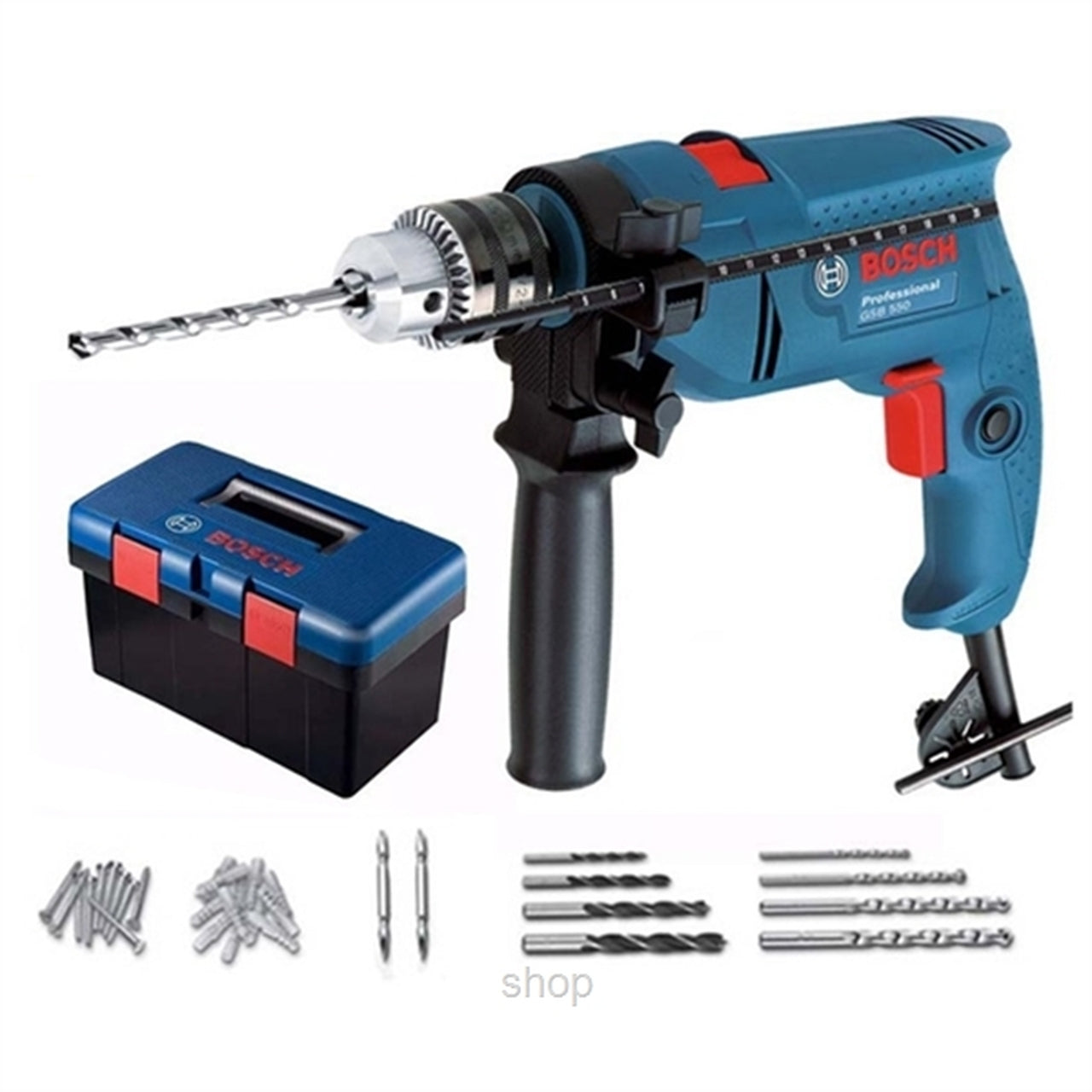 BOSCH GSB 550 FREEDOM IMPACT DRILL SET