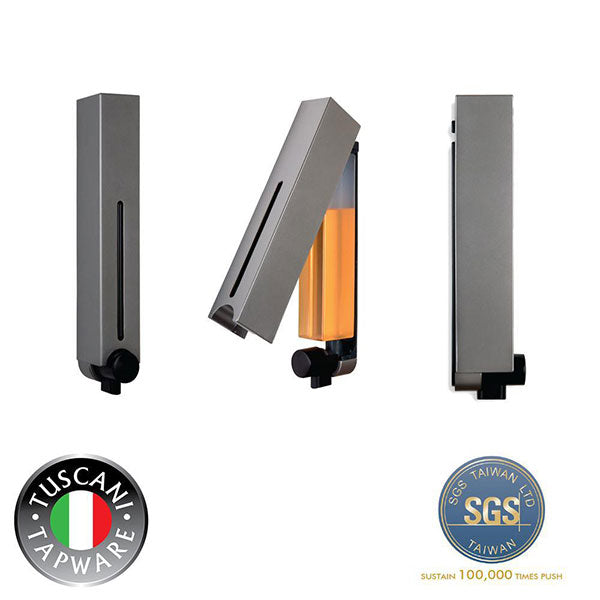 TUSCANI SD2G SOAP DISPENSER GUNMETAL 500ML