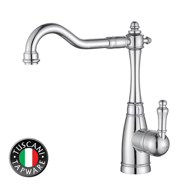 TUSCANI TAT101S ANTIQUE KITCHEN MIXER CHROME