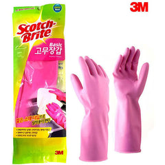 3M Scotch Brite Antibacterial Rubber Gloves with Hook Large 3