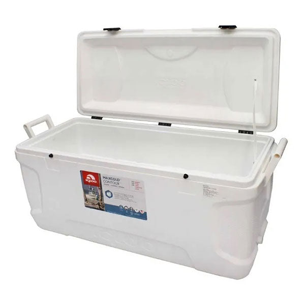 TCN IGLOO 150QT MAXCOLD COOLER 142 LITER WHITE <br>ធុងទឹកកកចំនុះ 142L - Home-Fix Cambodia