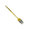 CN MIDIUM FORK GOLDEN COLOR 18.5CM<br>សមពណ៌មាស