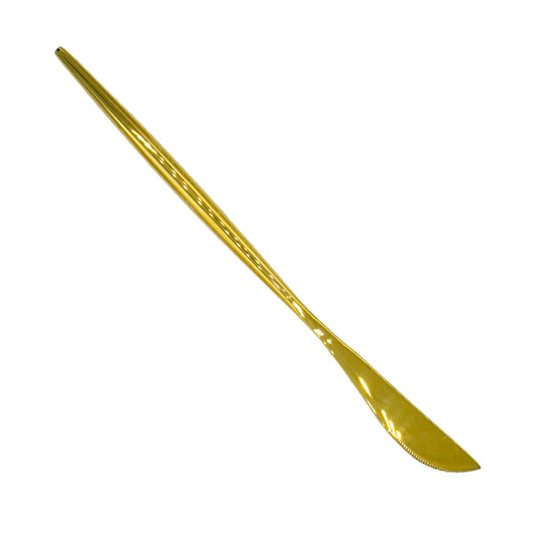 CN BIG KNIFE GOLDEN COLOR 22CM<br>កាំបិតពណ៌មាស
