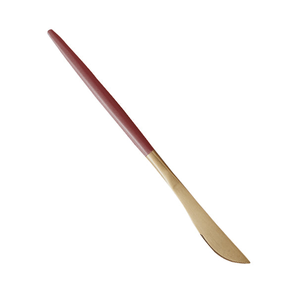 CN BIG KNIF GOLDEN/ROSE COLOR 21.5CM<br>កាំបិតពណ៌មាសលាយក្រហម