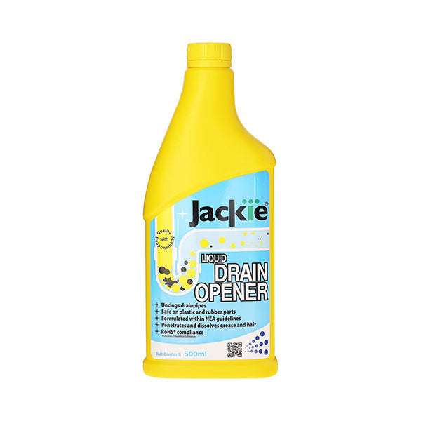 JACKIE LIQUID DRAIN OPENER 500ML<br>ទឹកថ្នាំចាក់បំបាត់ស្ទះ500មល