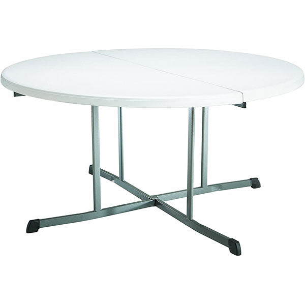 LIFETIME 5FT ROUND FOLD IN HALF TABLE