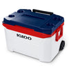 IGLOO 60QT WHEELED COOLER WHIET COLOR 94CANS<br>ធុងទឹកកក