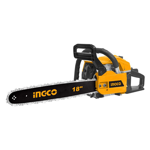 INGCO GCS45185 GASOLINE CHAIN SAW 18" - Home-Fix Cambodia