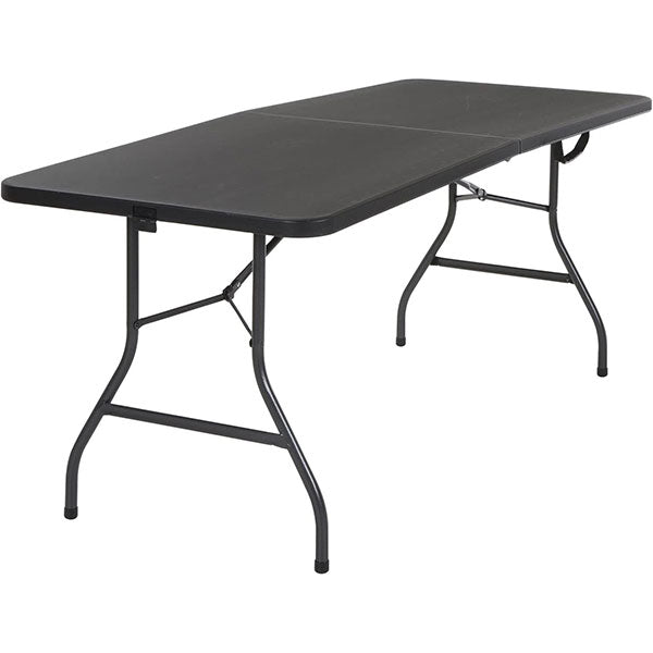 COSCO 6FT FOLD IN HAFT TABLE (BLACK)<br>តុ
