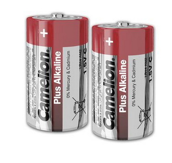 CAMELION LR14-BP2 PLUS ALKALINE BATTERY C 1.5V <br> ថ្មពិលទំហំ C - Home-Fix Cambodia