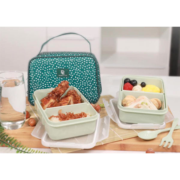 DOUBLE LOCK 49313 LUNCH BOX SET - Home-Fix Cambodia