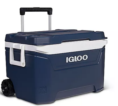 IGLOO 60QT WHEELED COOLER 94CANS (GREY) <br>ធុងទឹកកក - Home-Fix Cambodia