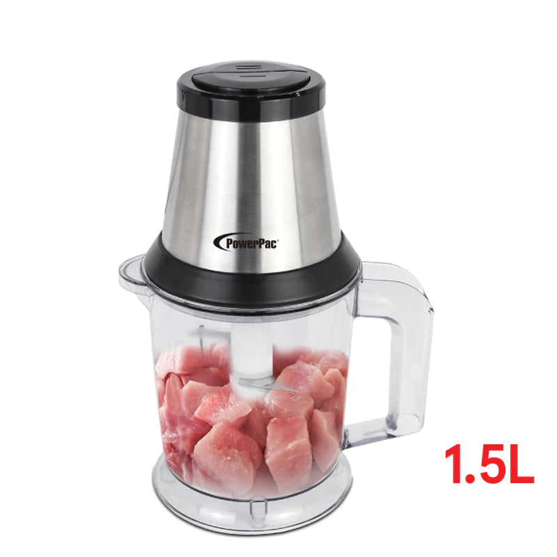 POWERPAC PPCP713 MINI CHOPPER 1.5L, 300W - Home-Fix Cambodia