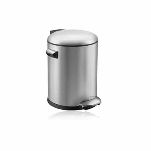 EKO EK9217MT-5L RETRO S-STEEL BIN 5L <br> ធុងសំរាម 5 លីត្រ - Home-Fix Cambodia
