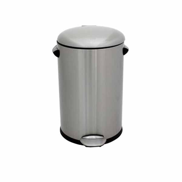 EKO EK9217MT-12L RETRO S-STEEL BIN 12L <br> ធុងសំរាម 12 លីត្រ - Home-Fix Cambodia