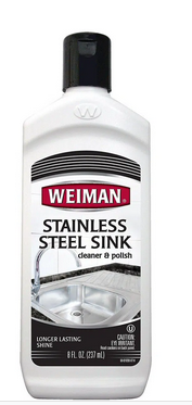 WEIMAN STAINLESS STEEL SINK CLEANER & POLISH 237ml <br> ថ្នាំប៉ូលាឡាបូផ្ទះបាយ - Home-Fix Cambodia