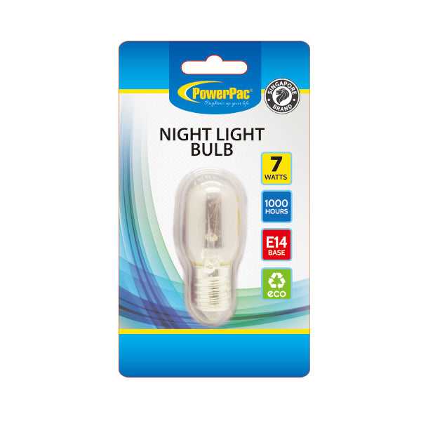 POWERPAC E14/7 NIGHT LIGHT BULB<br> អំពូល - Home-Fix Cambodia