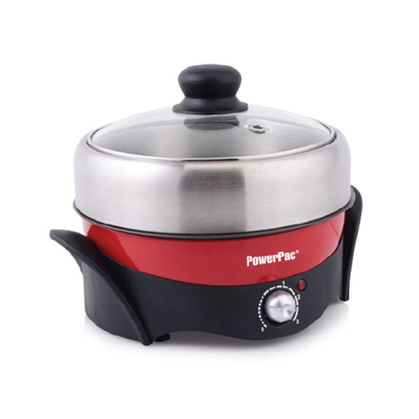 POWERPAC PPMC20 MINI STEAMBOAT W/ GRILL 2.0L - Home-Fix Cambodia