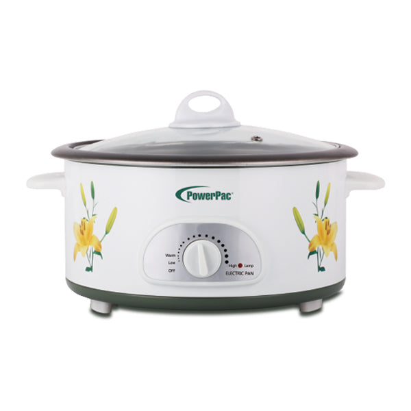 POWERPAC PPMC28 MULTI COOKER W/ STEAMER 2.8L<br>ឆ្នាំងស៊ុប និងចំហុយ 2.8 លីត្រ - Home-Fix Cambodia
