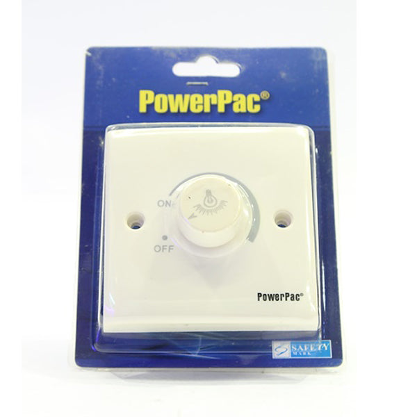 POWERPAC PP891 LIGHT DIMMER SWITCH<br>កុងតាក់ប្រើជាមួយអំពូលដែលអាចបន្ថយ ឬតំឡើងពន្លឺ - Home-Fix Cambodia