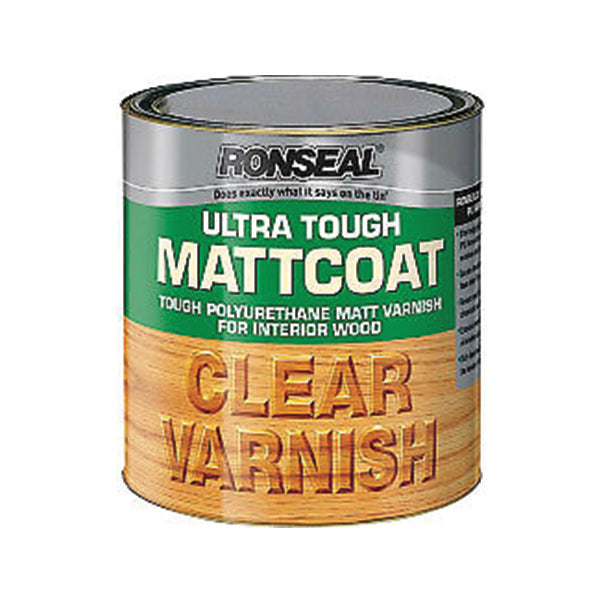RONSEAL 09010 ULTRA/T VARNISH CLEAR MATT 250ML <br> វ៉ានីសលាបឈើ (250 មីលីលីត្រ) - Home-Fix Cambodia