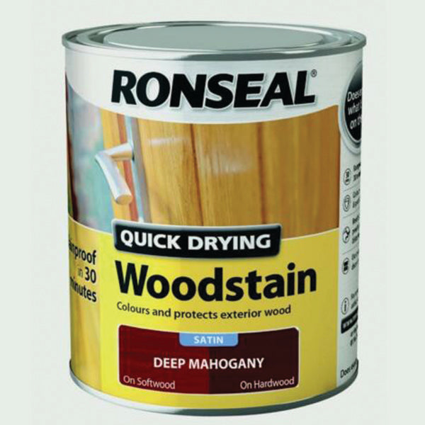 RONSEAL 30383 5YR WOODSTAIN DEEP MAHOG 250ML <br> ថ្នាំលាបឈើ (250 មីលីលីត្រ) - Home-Fix Cambodia