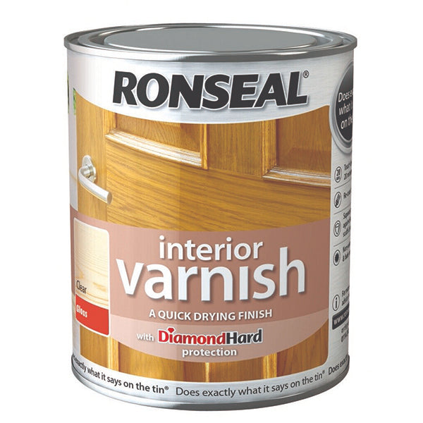 RONSEAL 36873 INT VARNISH GLOSS 250ML <br> វ៉ាសនីលាបឈើ (250 មីលីលីត្រ) - Home-Fix Cambodia