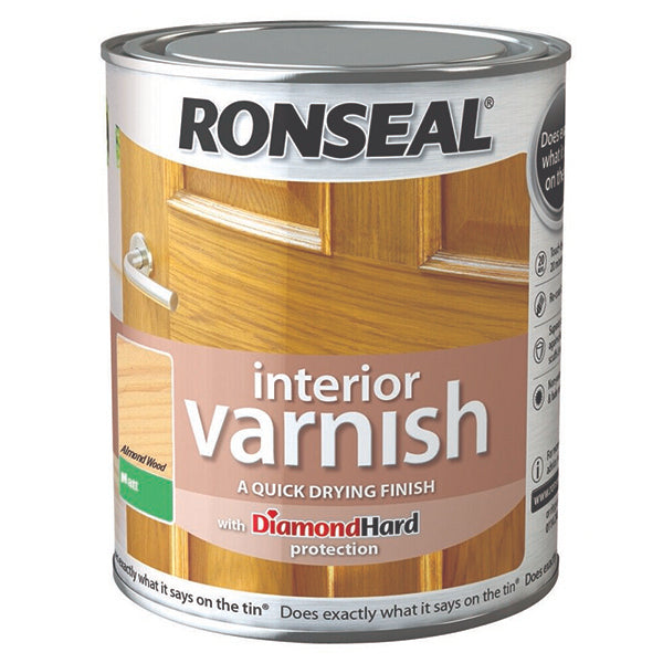 RONSEAL 36877 INT VARNISH MATT 750ML <br> វ៉ាសនីលាបឈើ (750 មីលីលីត្រ) - Home-Fix Cambodia