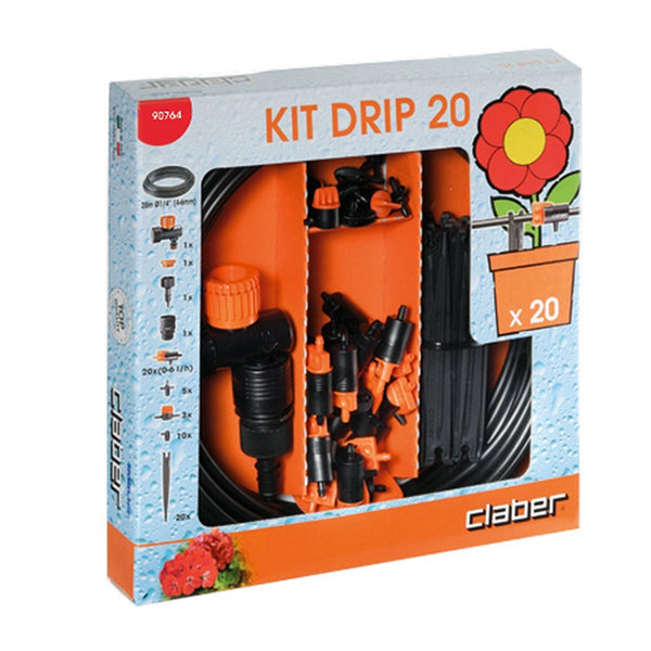 CLABER 90764 DRIP STARTER KIT<br>ក្បាលរ៉ូប៊ីណេបាញ់ទឹក - Home-Fix Cambodia