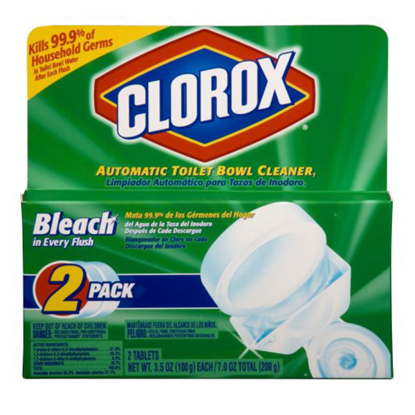 CLOROX C-HH420 AUTO TOILET BOWL CLEANER 2'S 100GM<br>សាប៊ូលាងចានបង្គន់ 100 ក្រាម - Home-Fix Cambodia