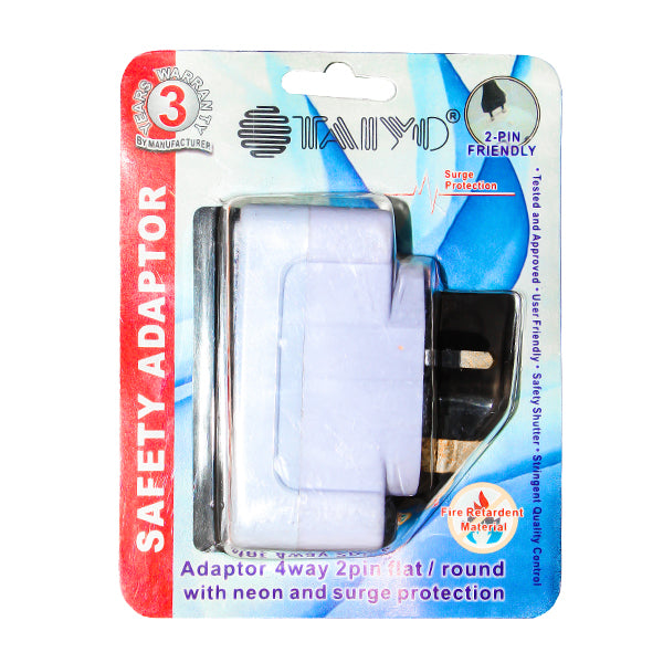 AD 4W 2Pin w/Surge+Neon S742N - Home-Fix Cambodia